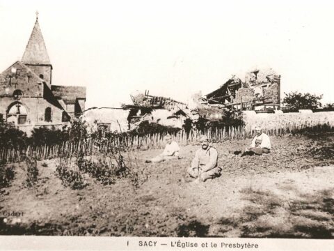 Eglise Saint-Remi de Sacy (carte postale)